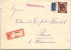 BRD Bund 135 auf Brief als Einzelfrankatur Posthorn -