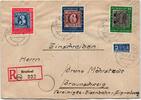 BRD Bund 113-115 auf Brief Satzbrief Einschreiben -