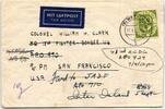 BRD Bund 138 auf Brief Luftpostbrief USA -
