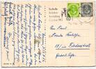 BRD Bund 127, 123 auf Postkarte Posthorn -