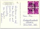 BRD Bund 125 auf Postkarte Mehrfachfrankatur -