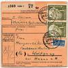 BRD 194 auf Brief Paketkarte 194 Bogenpaar -