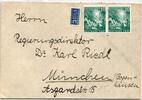 BRD 111 auf Brief als Mehrfachfrankatur Ortsbrief -