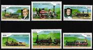 Laos Laos 1554-1559 postfrisch Lokomotiven MiNr. 1554-1559 postfrisch Lokomotiven -