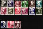 DDR DDR 327-341 gestempelt Bedarfsstempel, teils geprüft bzw. Altsignatur MiNr. 327-341 gestempelt Bedarfsstempel, teils geprüft bzw -