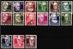 DDR DDR 327-341 gestempelt Bedarfsstempel, geprüft bzw. Altsignatur MiNr. 327-341 gestempelt Bedarfsstempel, geprüft bzw. Altsignatu -