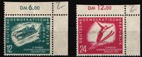 DDR DDR 280-281 postfrisch vom Eckrand, beschnitten MiNr. 280-281 postfrisch vom Eckrand, beschnitten -