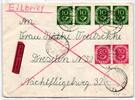 BRD 128, 130 auf Brief als Mischfrankatur Inlandsbrief -
