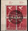 Alliierte Besetzung 961 P OR ndgz. gestempelt Viererblock -