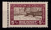 Liechtenstein Liechtenstein 78 I postfrisch PF weißer Fleck zw. T und E MiNr. 78 I postfrisch PF weißer Fleck zw. T und E -