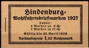 Deutsches Reich Deutsches Reich MH 24.1 postfrisch MiNr. MH 24.1 postfrisch -