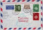 BRD Bund 235-236 u.a. auf Brief Lufthansa Erstflug -