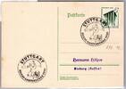 Deutsches Reich 692 auf Postkarte als Einzelfrankatur Landesgartenschau -