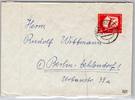 DDR 281 auf Brief als Einzelfrankatur portogerecht -