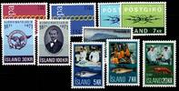 Island Island Jahrgang 1971 postfrisch mit Mi.Nr.: 450-459 MiNr. Jahrgang 1971 postfrisch mit Mi.Nr.: 450-459 -