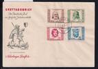 DDR 311-314 als Ersttagsbrief -