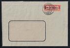 DDR Dienstmarken B 23 auf Brief als Einzelfrankatur ZKD Wertstreifen -