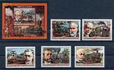 Zentralafrika Zentralafrika 1259-1263 + Block 401 A postfrisch Eisenbahn MiNr. 1259-1263 + Block 401 A postfrisch Eisenbahn -