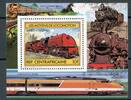 Zentralafrikanische Republik Zentralafrikanische Republik Block 175 postfrisch Eisenbahn MiNr. Block 175 postfrisch Eisenbahn -