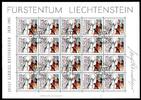 Liechtenstein Kleinbogen Liechtenstein Kleinbogen 1274 Rheinberger Ersttagssonderstempel MiNr. 1274 Rheinberger Ersttagssonderstempel -