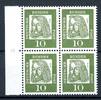 Bund DS Bedeutende Deutsche Bund DS Bedeutende Deutsche 350 x DZ 8 postfrisch im 4er Bl. MiNr. 350 x DZ 8 postfrisch im 4er Bl. -
