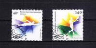 Liechtenstein Liechtenstein 1629-1630 gestempelt Olympischer Sportverband (LOSV), used MiNr. 1629-1630 gestempelt Olympischer Sportverband (LO -