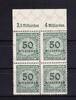 Deutsches Reich Deutsches Reich 321AP OR postfrisch als Vierereinheit MiNr. 321AP OR postfrisch als Vierereinheit -