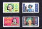 Tansania Tansania 264-267 postfrisch Elisabeth, 85. Geburtstag, MNH MiNr. 264-267 postfrisch Elisabeth, 85. Geburtstag, MNH -