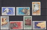 Rumänien Rumänien 2117-2123 gestempelt Haustiere, Romania used MiNr. 2117-2123 gestempelt Haustiere, Romania used -