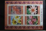 Tansania Tansania Block 57 mit 324-327 postfrisch Blumen MiNr. Block 57 mit 324-327 postfrisch Blumen -