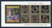 Zentralafr. Rep. Zentralafr. Rep. Block 65 postfrisch Olympia 1980 Moskau MiNr. Block 65 postfrisch Olympia 1980 Moskau -