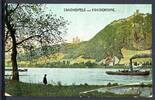 AK Drachenfels Drachenfels, Drachenburg, Dampfschiff um 1910 gebraucht -