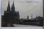 AK Köln Vue sur la Gare et la Cathédrale ungebraucht -