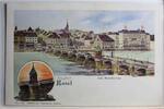 AK Basel Alte Rheinbrücke ungebraucht -
