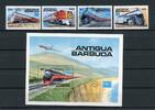 Antigua Barbuda Antigua Barbuda 944-947 + Block110 postfrisch Eisenbahn MiNr. 944-947 + Block110 postfrisch Eisenbahn -