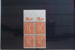 Deutsches Reich Deutsches Reich 182P OR postfrisch als Viererblock MiNr. 182P OR postfrisch als Viererblock -