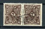 Deutsches Reich waag. Paar Deutsches Reich waag. Paar 231 b W gestempelt geprüft Infla MiNr. 231 b W gestempelt geprüft Infla -