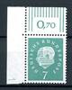 Bund Bund 302 DZ 1 postfrisch Eckrand oben links MiNr. 302 DZ 1 postfrisch Eckrand oben links -