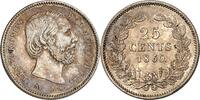 Nederland 25 Cent 25 cent 1850 Willem III 1849-1890 Schaars -