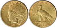 US Ten Dollar 1910 $10 Gold Indian AU58 Uncertified #143 None -