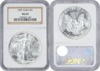 US Dollar 1987 $1 American Silver Eagle MS69 NGC None -