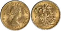 US 1966 Great Britain 1 Sovereign KM908 BU Uncertified #824 -
