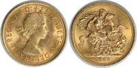 US 1966 Great Britain 1 Sovereign KM908 BU Uncertified #825 -