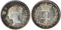 US 1887 Great Britain 4 Pence KM732 Choice BU Uncertified #127 -