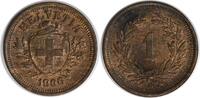US 1906 B Switzerland 1 Rappen KM3.2 BU Uncertified #1143 -
