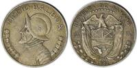 US 1932 Panama 1/2 Balboa KM12.1 EF Uncertified #941 -