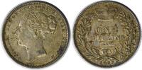 US 1883 Great Britain 1 Shilling KM734.4 EF Uncertified #759 -