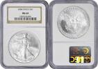 US Dollar 2004 $1 American Silver Eagle MS69 NGC None -