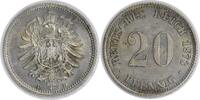 US 1873 D Germany 20 Pfennig KM5 BU Uncertified #101 -