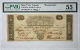 US Ten Dollar $10 1810's Bank of Auburn Contemporary Counterfeit AU55 PMG -